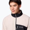 Pánská fleecová mikina Columbia Fast Trek Overlay Full Zip dark stone/black 6