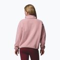 Dámská fleecová mikina Columbia Helvetia II Cropped Half Snap Fleece eraser pink/fig/rich wine 3