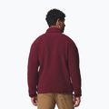 Pánská fleecová mikina Columbia Helvetia II Half Snap Fleece rich wine 3