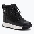 Dětské sněhule Sorel Youth Whitney Mid Wp black/sea salt