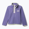 Dětská fleecová mikina Columbia Halvetia II Half Snap Fleece stormwatch/lavender pearl