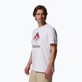 Pánské tričko Columbia CSC Seasonal Graphic white/heavenly stacked gem 4