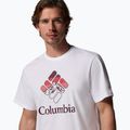 Pánské tričko Columbia CSC Seasonal Graphic white/heavenly stacked gem 5