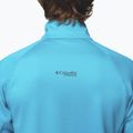 Pánská trekingová mikina Columbia Triple Canyon Grid Fleece Full Zip II compass blue heather/black 7