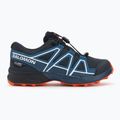Dětské běžecké boty Salomon Speedcross Waterproof dark navy/dark blue/red orange 2