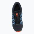 Dětské běžecké boty Salomon Speedcross Waterproof dark navy/dark blue/red orange 5