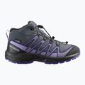 Dětské turistické boty Salomon XA Pro V8 MID WP turbulence / black / liberty 8