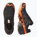 Pánské běžecké boty Salomon Speedcross 6 GTX černé/šokující oranžové/bílé pepřové 6