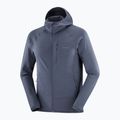 Pánská trekkingová mikina Salomon Essential Lightwarm Hoodie blue nights 7