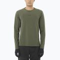 Pánské běžecké tričko Longsleeve Salomon Trackline grape leaf