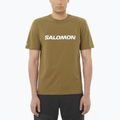 Pánské tričko Salomon Logo brilliant olive