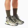 Pánské trekové boty Salomon X Ultra 360 Edge Mid GTX olive night/aloe 7