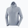 Pánská běžecká bunda Salomon Sense Aero Hybrid Half Zip Hooded trade winds 7