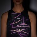 Dámské běžecké tričko Salomon Shakeout Core Tank GFX deep black 3