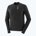 Pánská běžecká mikina Salomon Ultra Fleece Deep Black 8