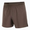 Pánské běžecké šortky Salomon Sense Aero Stow 5" coffee bean 7