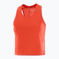 Dámské běžecké tričko Salomon Sense Aero Short Tank fiery red 4
