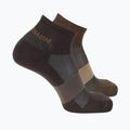 Ponožky Salomon Evasion Ankle 2 pairs dark earth/walnut