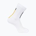 Ponožky Salomon Pulse Race Flag Crew white