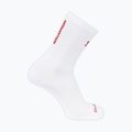 Ponožky Salomon S/Lab Phantasm Crew 3 white/fiery red