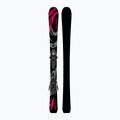 Dětské sjezdové lyže + vázání Salomon QST Jr Black S + C5 GW black/neon punch 3