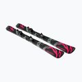 Dětské sjezdové lyže + vázání Salomon QST Jr Black S + C5 GW black/neon punch 4