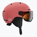 Dětská lyžařská helma Salomon Orka Visor Jr S2 sun kissed coral 3