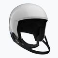 Dětská lyžařská helma Salomon Equipe Fis + Chinguard Jr white/race blue