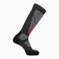 Lyžařské ponožky Salomon S/Pro Anthracite/Medium Grey/Fiery Red