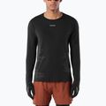 Pánské běžecké tričko Longsleeve Salomon Sense Aero GFX Tee LS deep black/black beauty