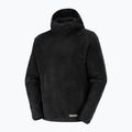 Pánská fleecová mikina Salomon Thernova Fleece Hoodie deep black 6