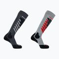 Lyžařské ponožky Salomon S/Access 2-Pack anthracite/light grey