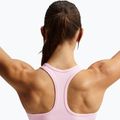 Sportovní podprsenka Nike Swoosh Medium Support pink foam/stone mauve/white 4