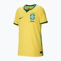 Dětské fotbalové tričko Nike Brazil 2026 Stadium Home Soccer Replica canary/light menta/geode teal 7