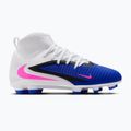 Dětské kopačky Nike Phantom 6 High Club FG/MG racer blue/white/pink blast 8