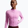 Dámská tréninková mikina Nike Zenvy Dri-Fit Full Zip light magenta/white