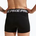 Dámské tréninkové šortky Nike Pro Mid Rise Biker 3" black/white/metallic silver 7