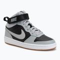 Dětské tenisky Nike Court Borough Mid 2 black/white/gum med brown/light smoke grey