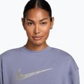 Dámská tréninková mikina Nike Pro Dri-Fit Crew Neck iron purple/metallic silver/white 3