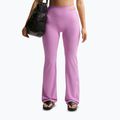 Dámské tepláky Nike Zenvy High-Waisted Flared light magenta/white