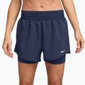 Dámské šortky Nike One Dri-Fit High-Waisted 3" 2In1 midnight navy/white