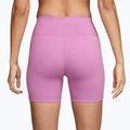 Dámské šortky Nike One High-Waisted Biker 5" light magenta/white 2