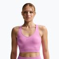 Tréninkový top Nike Pro Seamless Dri-Fit Cropped light magenta