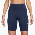 Dámské šortky Nike One High-Waisted Biker 8" midnight navy/white
