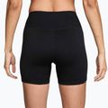 Dámské šortky Nike One High-Waisted Biker 5" black/white 2