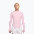Dámské běžecké tričko s dlouhým rukávem Nike Tempo Swoosh Run Dri-Fit 1/4-Zip pink foam/white