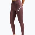 Dámské běžecké legíny Nike Tempo Swoosh Run High-Waisted 7/8 tattoo/white