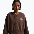 Dámská mikina Nike Phoenix Full-Zip Hoodie light chocolate