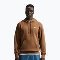 Pánská mikina Nike Club Pullover Hoodie ale brown/ale brown/white