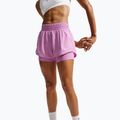 Dámské běžecké šortky Nike One Dri-FIT 2IN1 light magenta/white